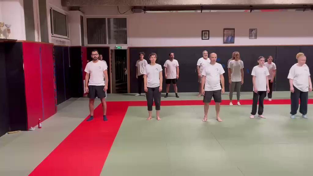 Démonstration d'enchaînements de self-défense Krav Maga